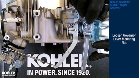 Equipment Type Commercial Mower. . Kohler 17 hp governor adjustment